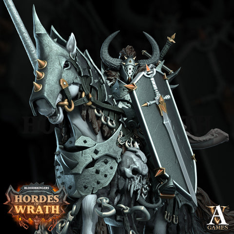 Oath of Conquest Paladin, Chaos Knight, Chaos Lord | 28mm, 32mm,54mm, 75mm Scales | Dungeons and Dragons | Pathfinder | Archvillain Games