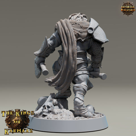 Leonin LionFolk Fighter Paladin | 28mm, 32mm, 54mm, 75mm Scales,100mm Tall | Dungeons and Dragons D&D 5e | Pathfinder| Daybreak Miniatures