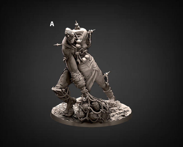 Hill Giant, Oger | 28mm &amp; 32mm Scale | 90mm Tall (32mm scale)| Dungeons and Dragons | Pathfinder Oger | Daybreak Miniatures | Tabletop RPG |