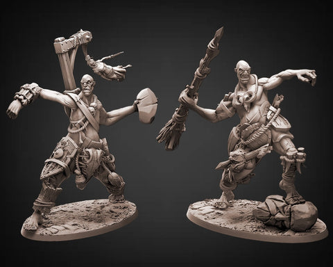 Stone Giant, Oger | 28mm, 32mm Scale | 95mm Tall (32mm scale)| Dungeons & Dragons | Pathfinder Oger | Daybreak Miniatures | Tabletop RPG |