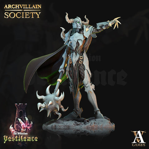 Oathbreaker Female Paladin Fighter | 28mm, 32mm,54mm,75mm,100mm Scales |Player Character Mini Minis D&D5e Pathfinder Figurine | Archvillain