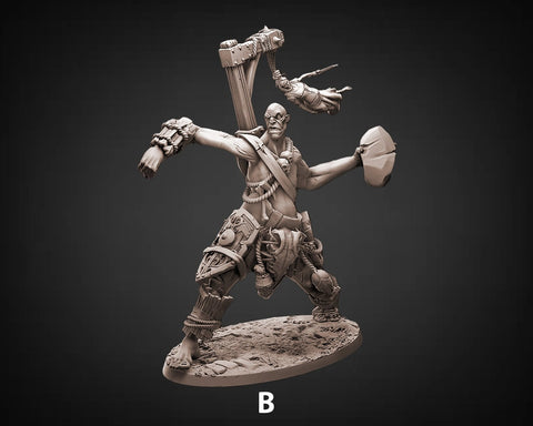 Stone Giant, Oger | 28mm, 32mm Scale | 95mm Tall (32mm scale)| Dungeons & Dragons | Pathfinder Oger | Daybreak Miniatures | Tabletop RPG |