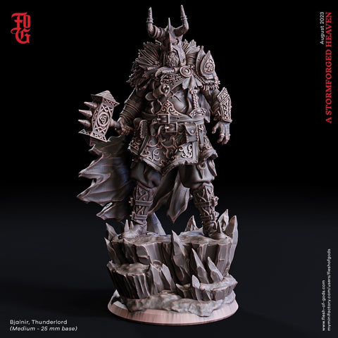 Cleric of Tempus(War) Oathbreaker Paladin | 28mm,32mm,54mm,75mm,100mm Scales | Player Character -D&D 5e Pathfinder Figurine | Flesh of Gods