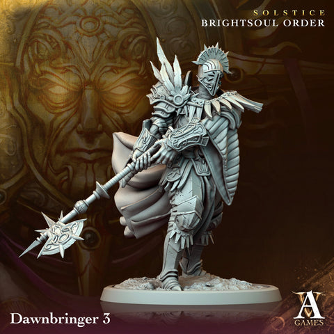 Goliath Paladin Cleric Fighter Knight Unpainted Miniature | 28mm, 32mm, 54mm,75mm, 100 Scales | Dungeons and Dragons | Pathfinder