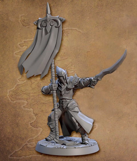 Elf Ranger Fighter Sharpshooter Bow | 28mm, 32mm, 54mm,75mm,100mm Scale Resin Miniature Dungeons and Dragons D&D Pathfinder | Artisan Guild