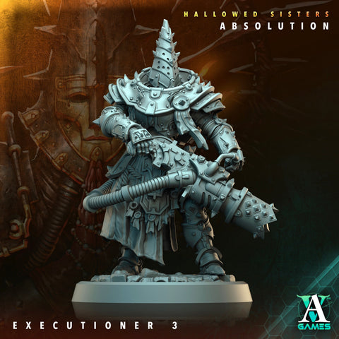 Sci-Fi Miniature Crownthorn Hallowed Sisters Absolution | 28mm,32mm, 54mm, 75mm,100mm Scales | Resin Mini | Archvillain Games