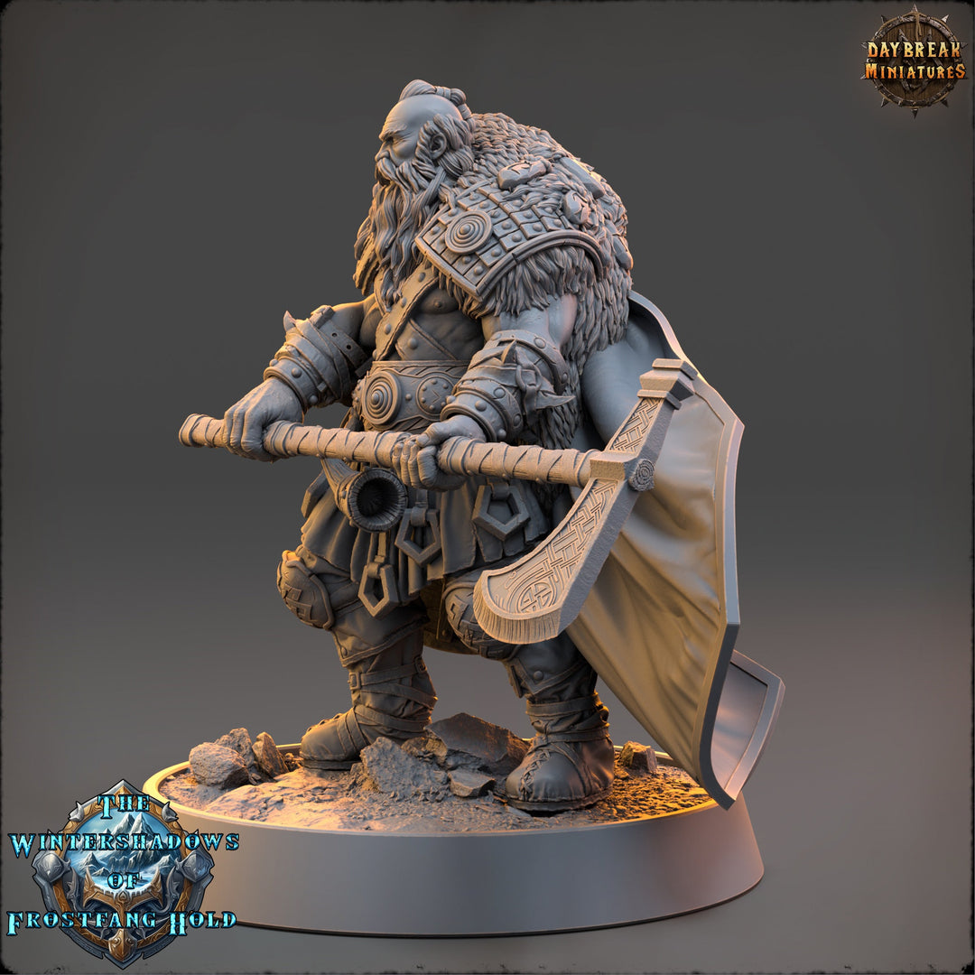 Viking Human Ranger Barbarian Fighter PC NPC | 28mm, 32mm,54mm, 75mm, 100mm Scales | Dungeons and Dragons | Pathfinder | Daybreak Miniatures