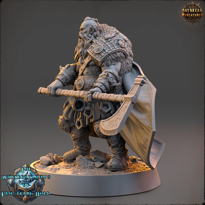 Viking Human Ranger Barbarian Fighter PC NPC | 28mm, 32mm,54mm, 75mm, 100mm Scales | Dungeons and Dragons | Pathfinder | Daybreak Miniatures