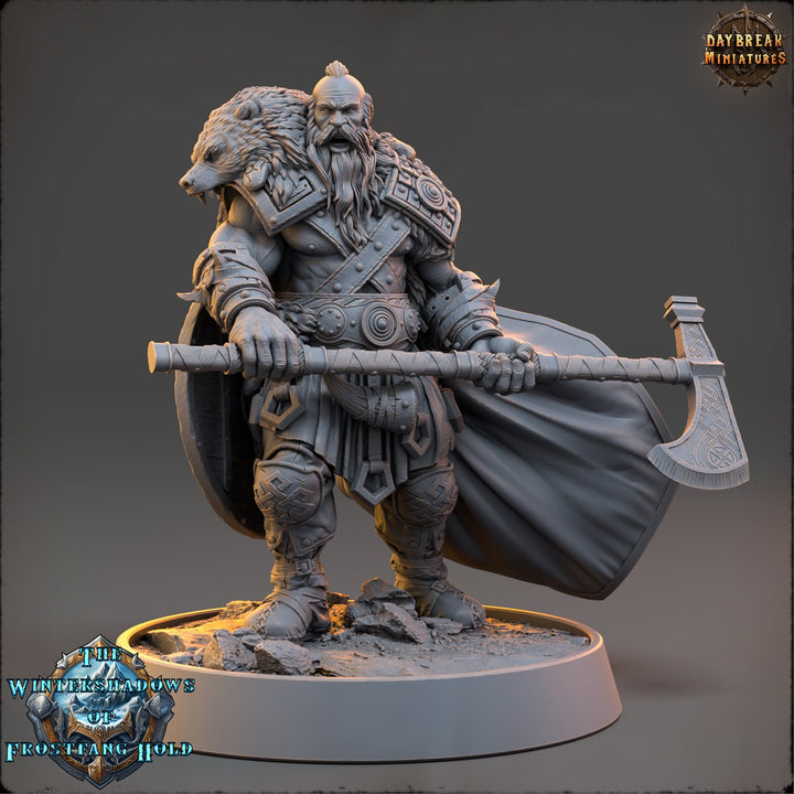 Viking Human Ranger Barbarian Fighter PC NPC | 28mm, 32mm,54mm, 75mm, 100mm Scales | Dungeons and Dragons | Pathfinder | Daybreak Miniatures