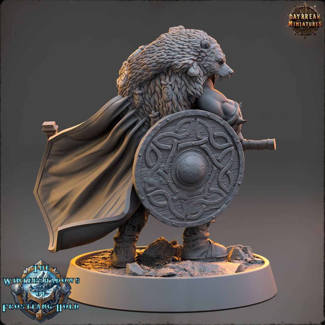 Viking Human Ranger Barbarian Fighter PC NPC | 28mm, 32mm,54mm, 75mm, 100mm Scales | Dungeons and Dragons | Pathfinder | Daybreak Miniatures