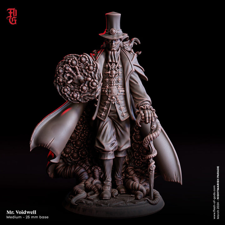 Warlock, Sorcerer, Necromancer, Wizard PC / NPC Resin D&amp;D 5e RPG | 28mm, 32mm,54mm,75mm,100mm Scales | Pathfinder Figurine | Flesh of Gods